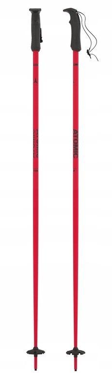 Kijki kije narciarskie zjazdowe Atomic AMT Red czerwone dł. 135 cm