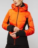 Kurtka narciarska damska Descente Abel pomarańczowa puch puchowa 42 L