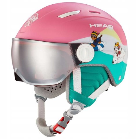 Kask Narciarski Dziecięcy HEAD MAJA VISOR PAW psi patrol r. XXS 47-51