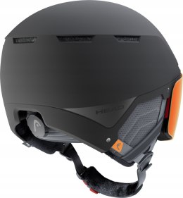 Kask narciarski z przyłbicą Head CINEMA PRO W Grey - 56-59 (M/L) kat. S2