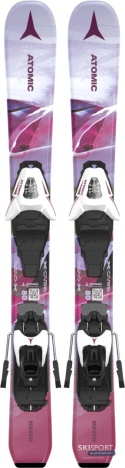 Narty Junior Atomic Maven Girl + C5 GW dł. 80cm