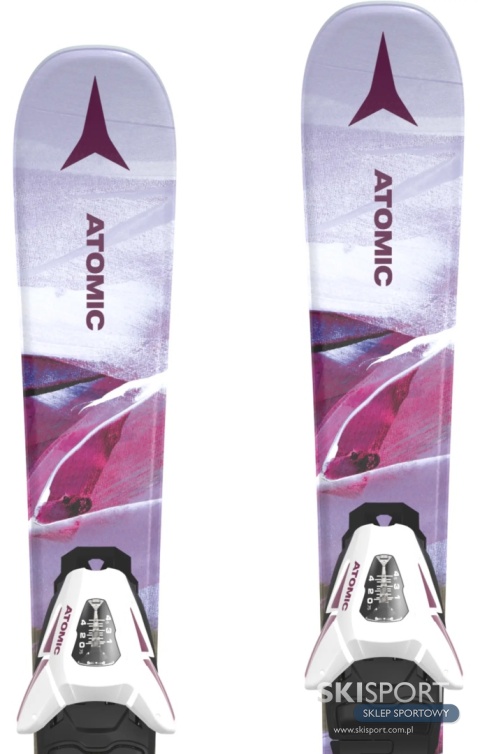 Narty Junior Atomic Maven Girl + C5 GW dł. 80cm