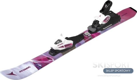 Narty Junior Atomic Maven Girl + C5 GW dł. 90cm