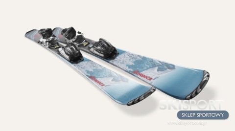 Narty Junior Nordica Team Girl FDT + 4.5GW dł. 90cm