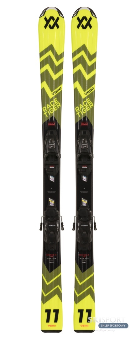 Narty Junior Volkl Racetiger JR + Vmotion 7 GW dł. 140cm
