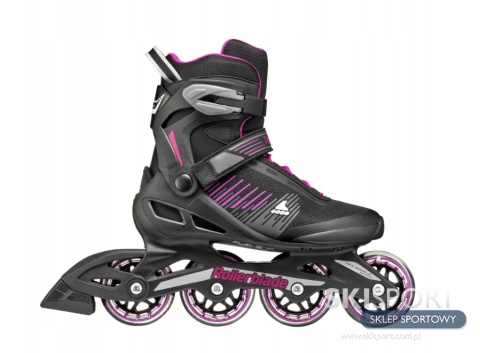 Rolki damskie Rollerblade ZETRABLADE W czarno różowe r.38/38.5 24/24.5