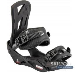 Wiązania Snowboardowe Nitro STAXX czarne r. L 29-32cm 44-48EU