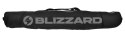 Pokrowiec na dwie pary nart Blizzard black/silver 160-190cm regulowany