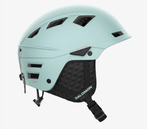 Kask Salomon narciarski wspinaczkowy skitur skitour turkus mat M 56-59 cm