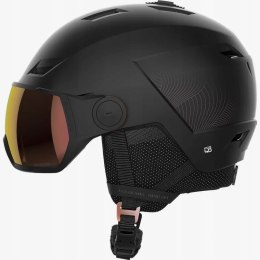 Kask narciarski z przyłbicą Salomon Icon LT Visor M 56-59 cm czarny