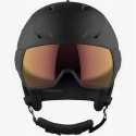 Kask narciarski z przyłbicą Salomon Icon LT Visor M 56-59 cm czarny