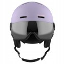 Kask z przyłbicą szybą Salomon Orka Visor fioletowy matowy L 56-59 cm