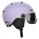 Kask z przyłbicą szybą Salomon Orka Visor fioletowy matowy S 49-53 cm