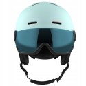 Kask z przyłbicą szybą Salomon Orka Visor turkusowy matowy S 49-53 cm