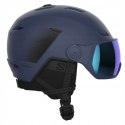 Kask z przyłbicą szybą Salomon Pioneer LT Visor Blue/Un ML r. 59-62 cm