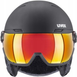 Kask Uvex Wanted Visor z szybą S 2 L 58-61 cm czarny mat