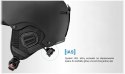 Kask Uvex Wanted Visor z szybą S 2 L 58-61 cm czarny mat