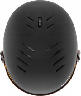 Kask narciarski Uvex Wanted Visor z szybą S2 54-58 cm czarny mat