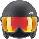 Kask narciarski Uvex Wanted Visor z szybą S2 54-58 cm czarny mat